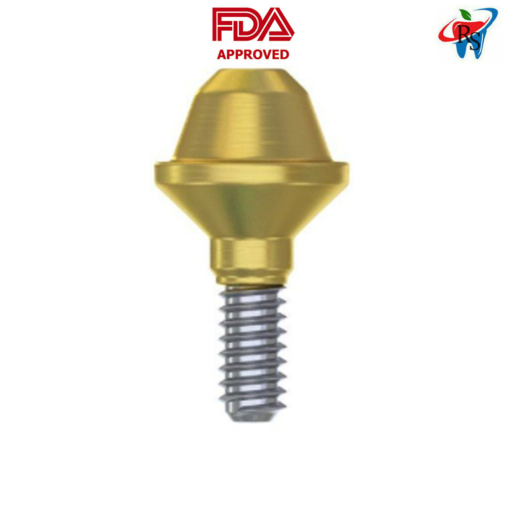 5x Set Dental Plastic Sleeve + Straight Multi-Unit 1.6 Standard Int Hex 2.42mm