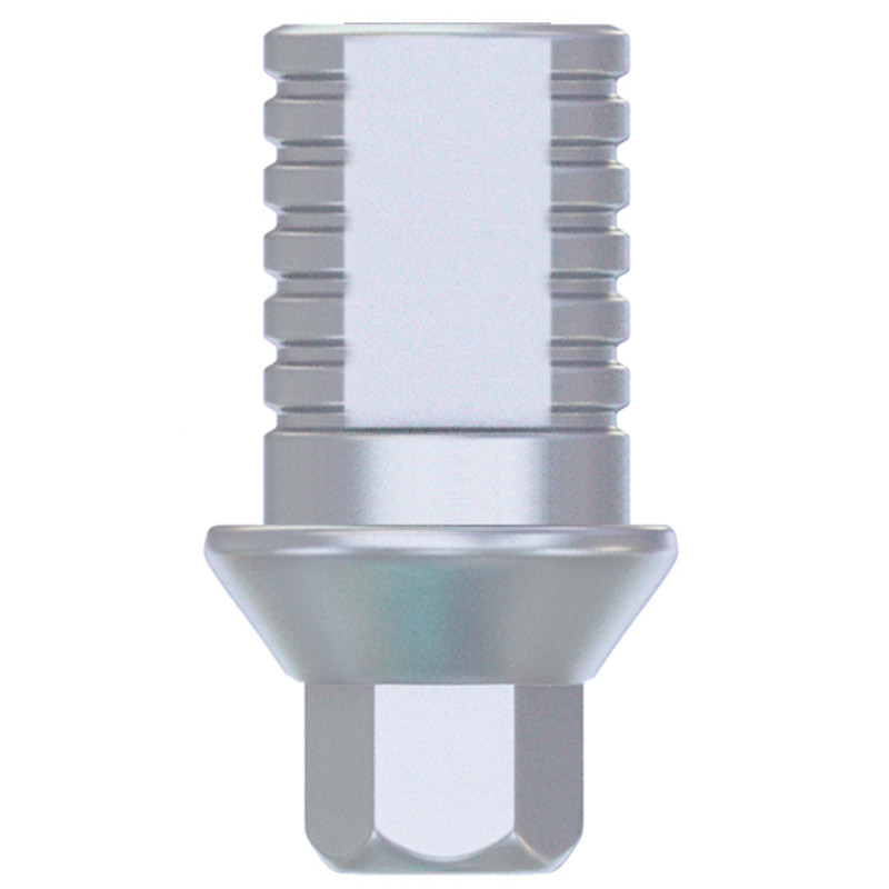 5x Dental Ti-Base CAD/CAM Anti Rotational NP Hex 2.0mm Titanium Library Slim