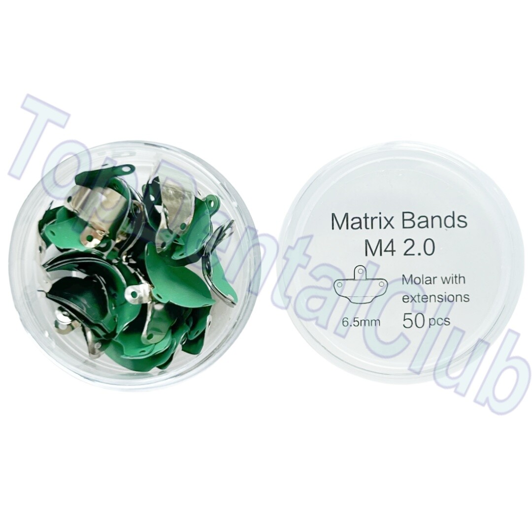 6.5mm Dental Matrix Bands Non-Stick PTFE Coat Sectional Contoured Metal Matrices