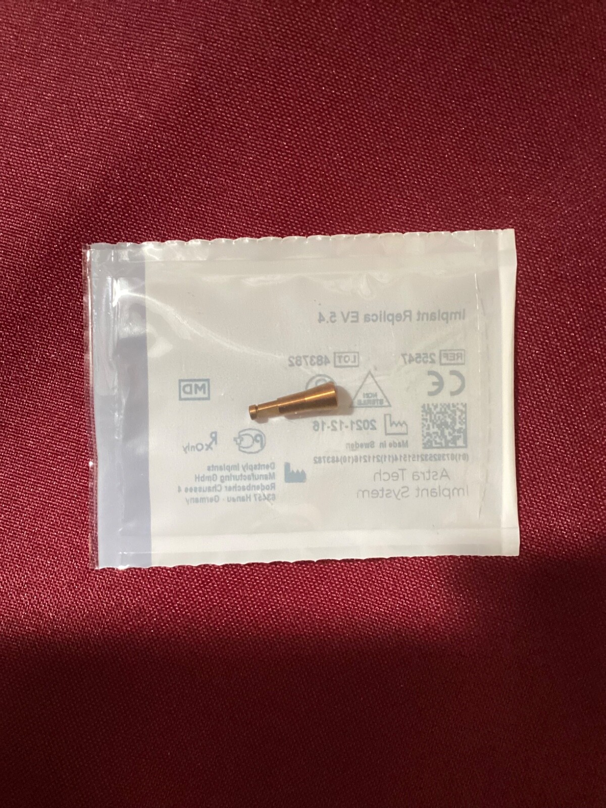 OEM Dentsply Astra EV Implant Lab Analog NEW!! 5.4mm Size. Qty: 3 INSANE PRICE!!