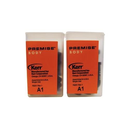 Kerr Dental 32650 Premise Universal Composite Unidose Tips 0.2 Gm 20/Pk A1 Body