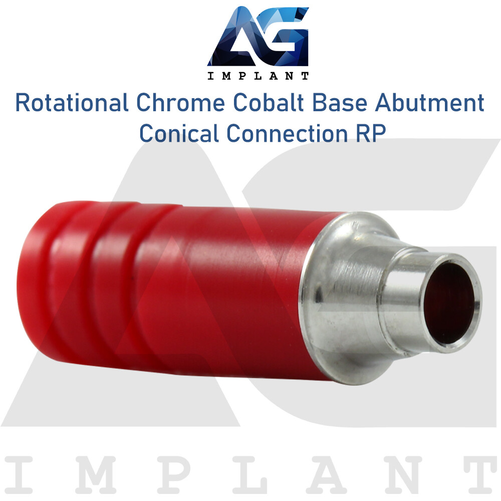 5 Chrome Cobalt Base Rotational RP Conical Connection With Screw 2.65mm