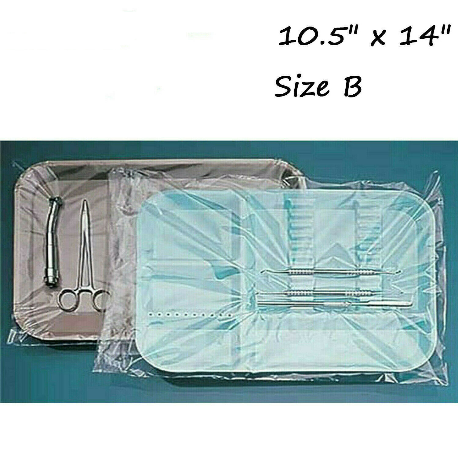 JMU up to 3000pcs Dental Disposable Plastic Tray Cover Sleeves Ritter B/E Tray