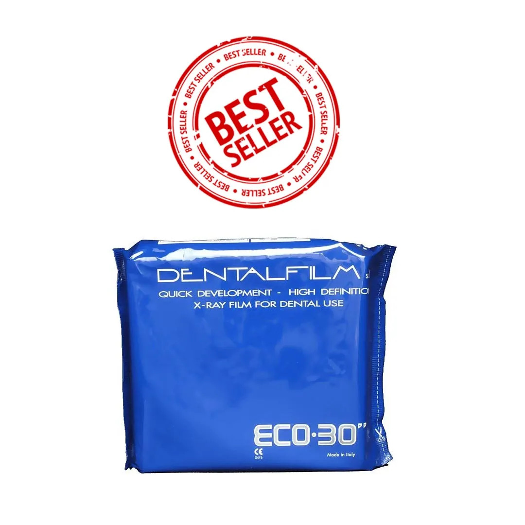 Dental Film Eco-30 Self Developing X-ray Film with a Monobath Solution 50pcs.