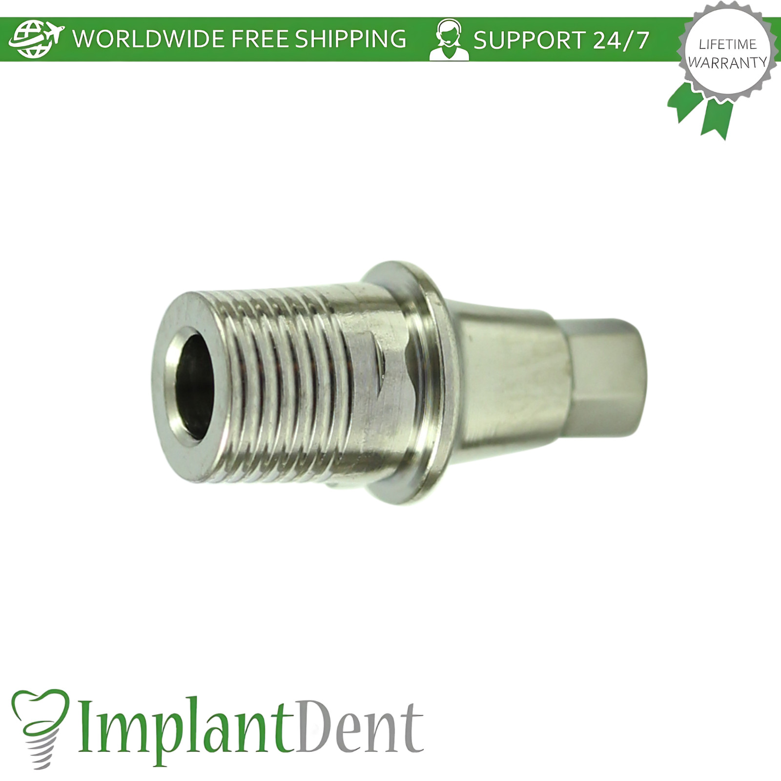 X5 Titanium Base Ø4.5mm Prosthetic Grand Morse Connection Neodent GM Compatible