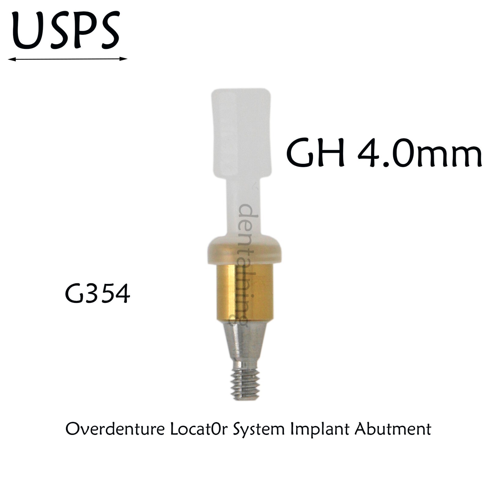 US Dental Hiossen ET Mini Overdenture Locator Abutment & Male Cap Inserts Tools