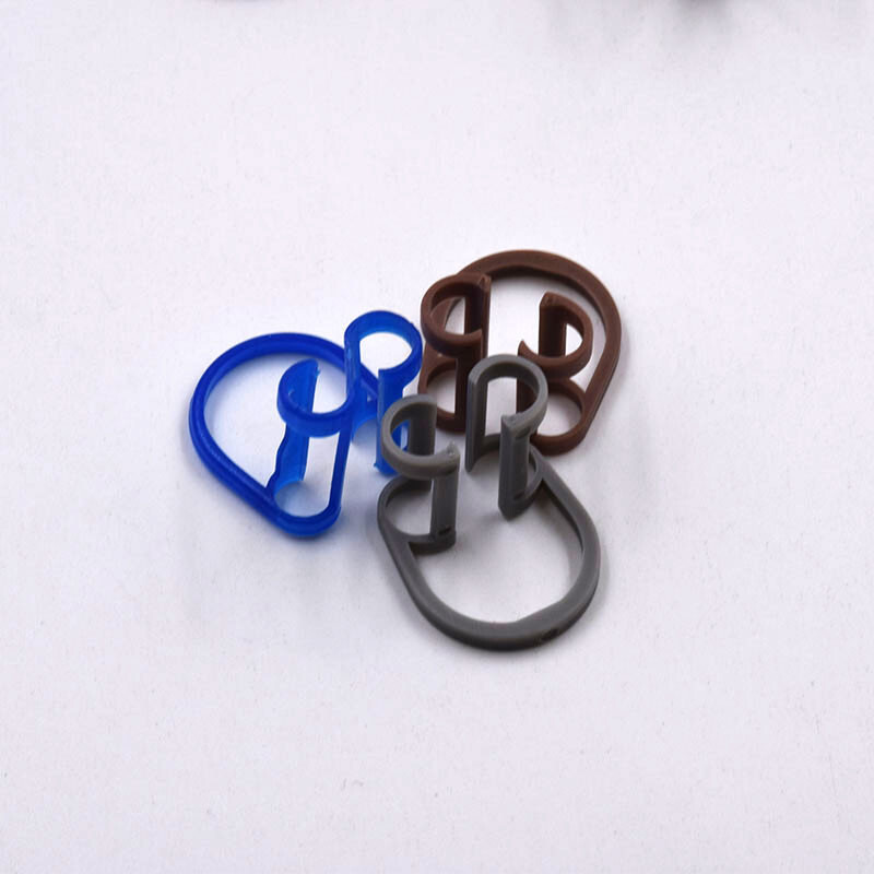Dental Roll Equipment Orthodontic Disposable Cotton Brown/Blue/Grey Holder Clips