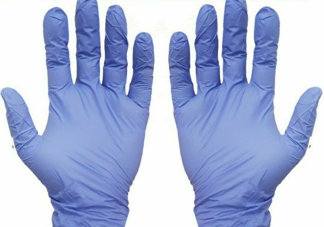 Chemo Blue Nitrile Exam Gloves 3.5 Mil Powder/Latex-Free All Quantity & Sizes