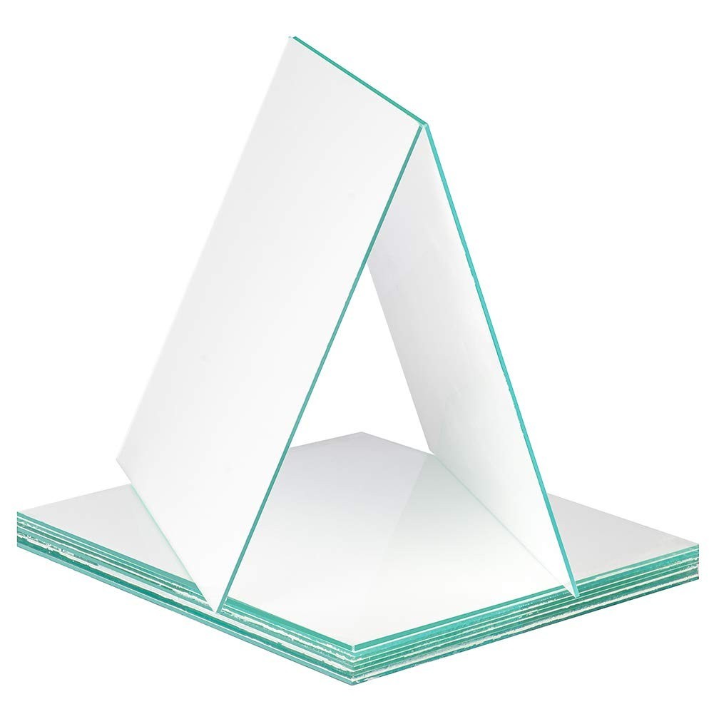 20x20cm Silica Gel TLC Plates – Thin Layer Chromatography, Pack of 10, Glass Bac