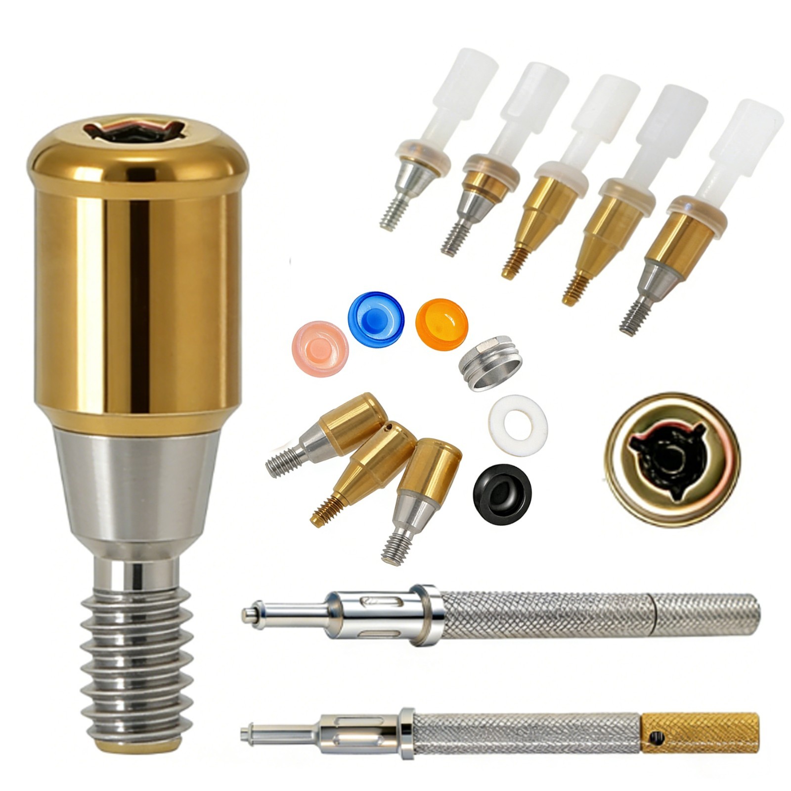 US Nobel Biocare Zest Locator Overdenture NOBEL Abutment NP & RP Retention Caps