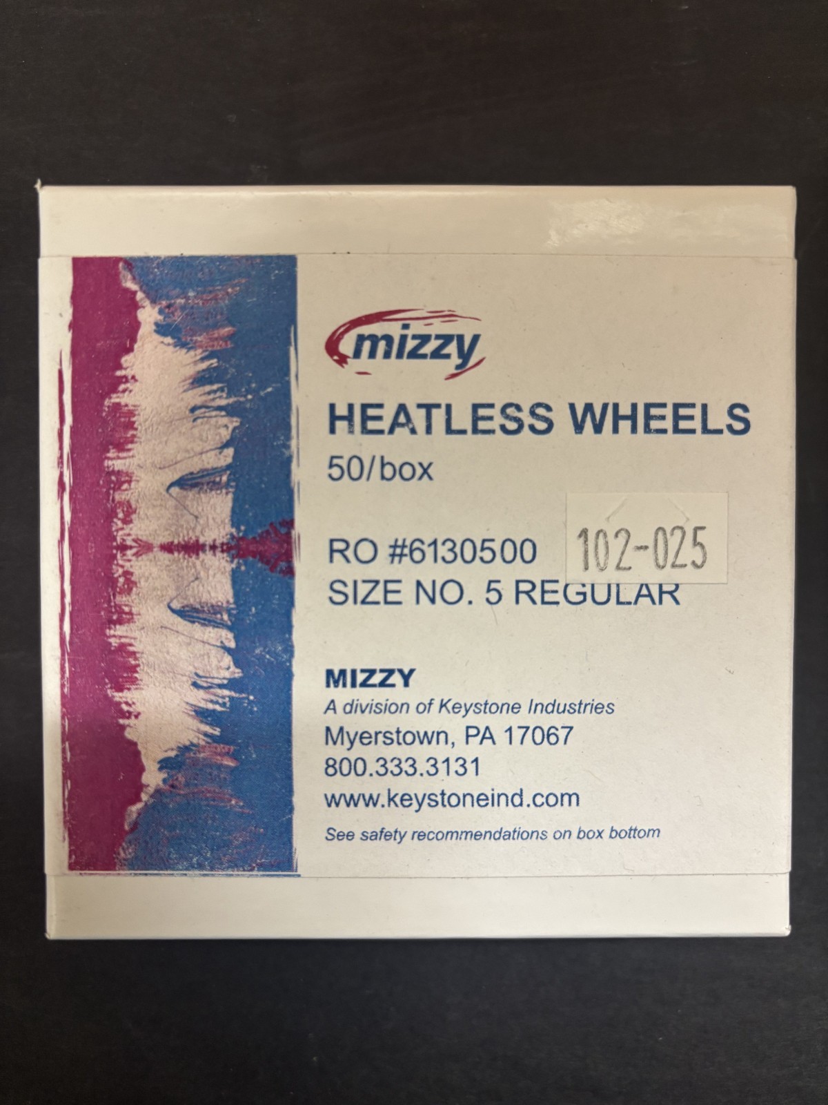 Heatless Wheel Regular #1, 2, 3, 4, 5, 6, 8, 15 (Mizzy) 50Pkg