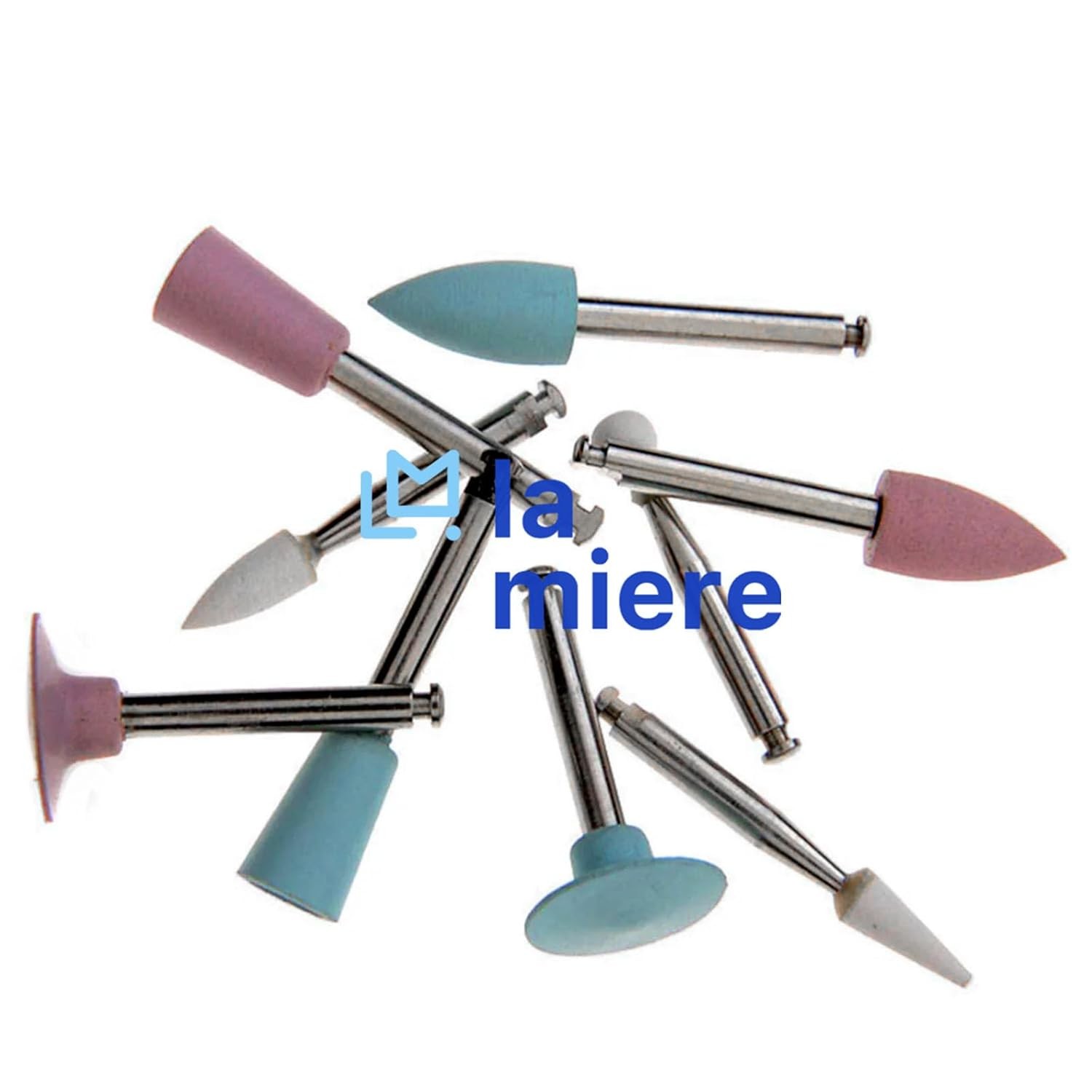 LA MIERE Dental Composite Polishing Kit 9pcs/Kit, Ceramic Oxide Grit,…