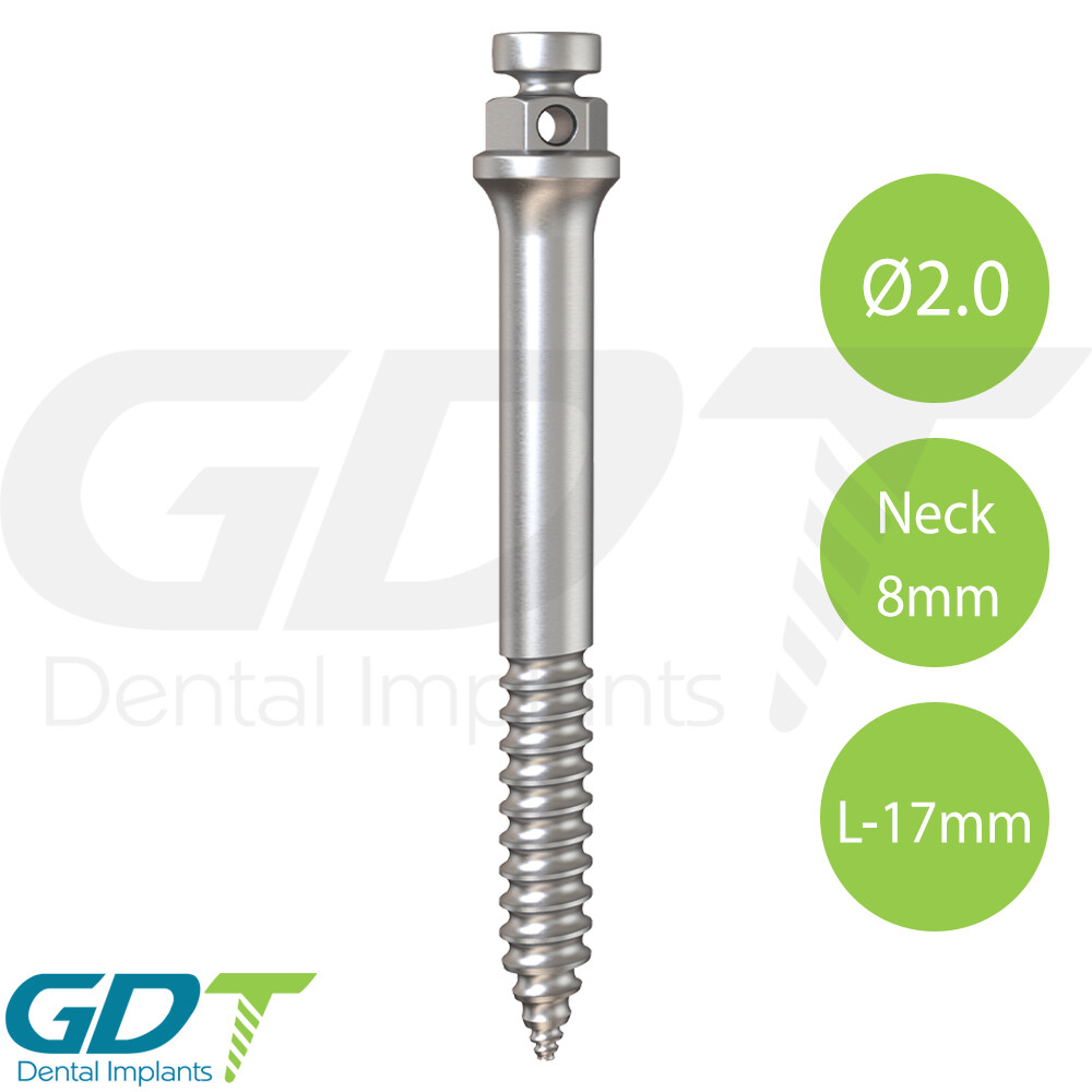 Self Drilling Dental 0rthodontic Zygomatic TADs Micro Fixture L17mm Sterile