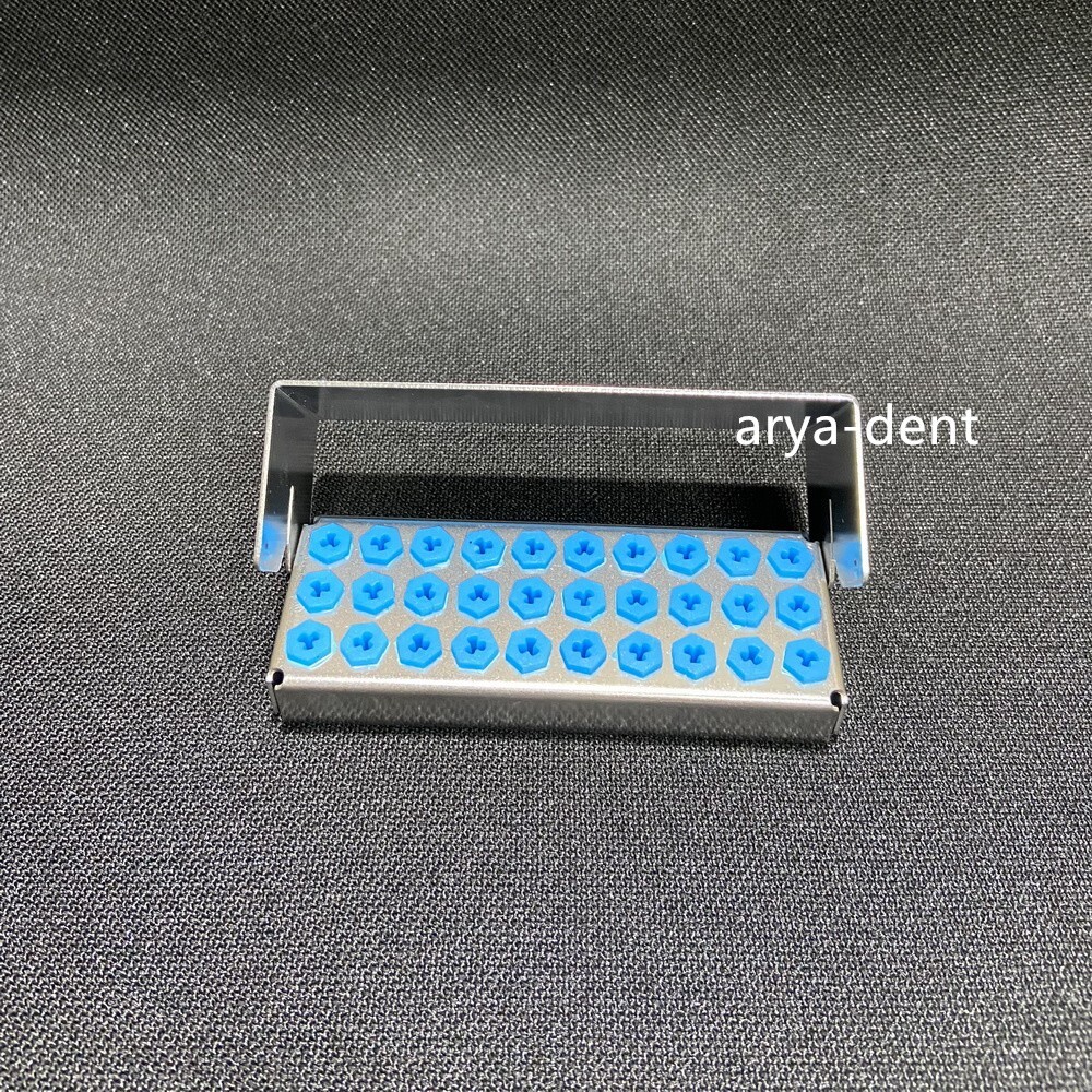 8/12/30 Hole Dental Implant Drills Organizer Holder File Bur Sterilizer Case Box