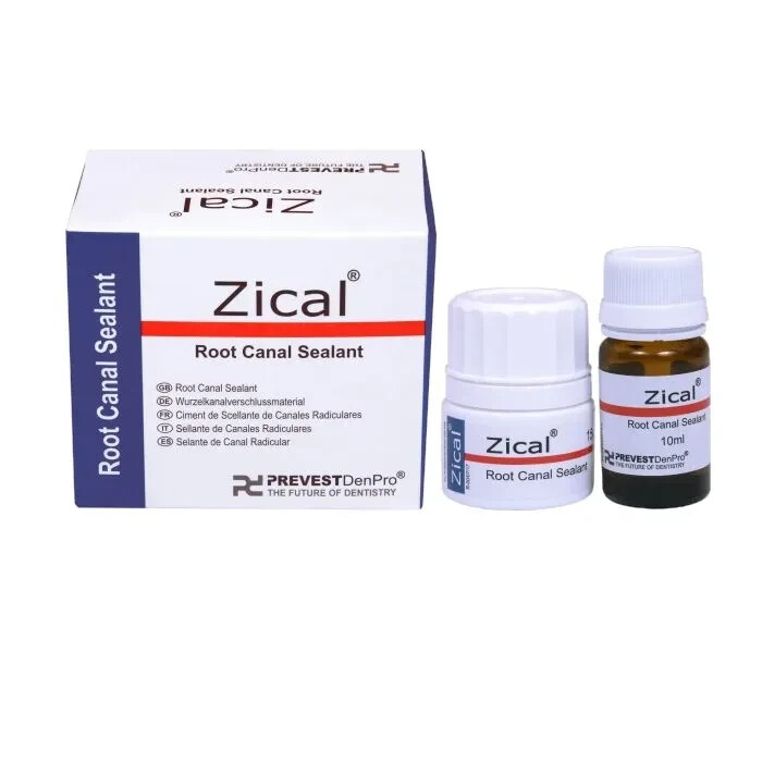 Dental ZICAL Resin & ZOE Based RCT Sealer Pack – Powder 15gm Liquid 10ml