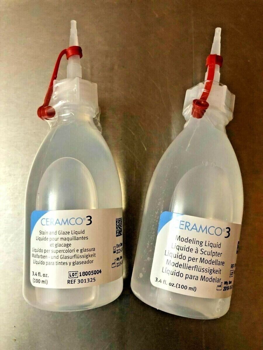 DentSply Ceramco3 Stain and Glaze Liquid 100ml Bottle (Free Ship)
