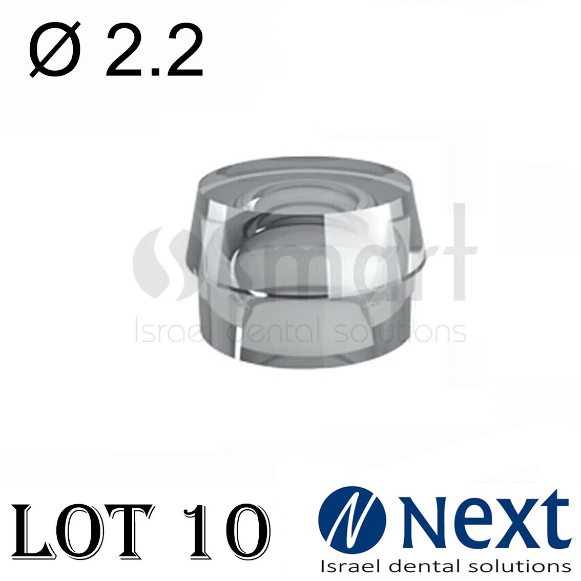Lot X 10 Ball Attachment Silicone cap 2.2 mm Rhein83 Europe made Mini