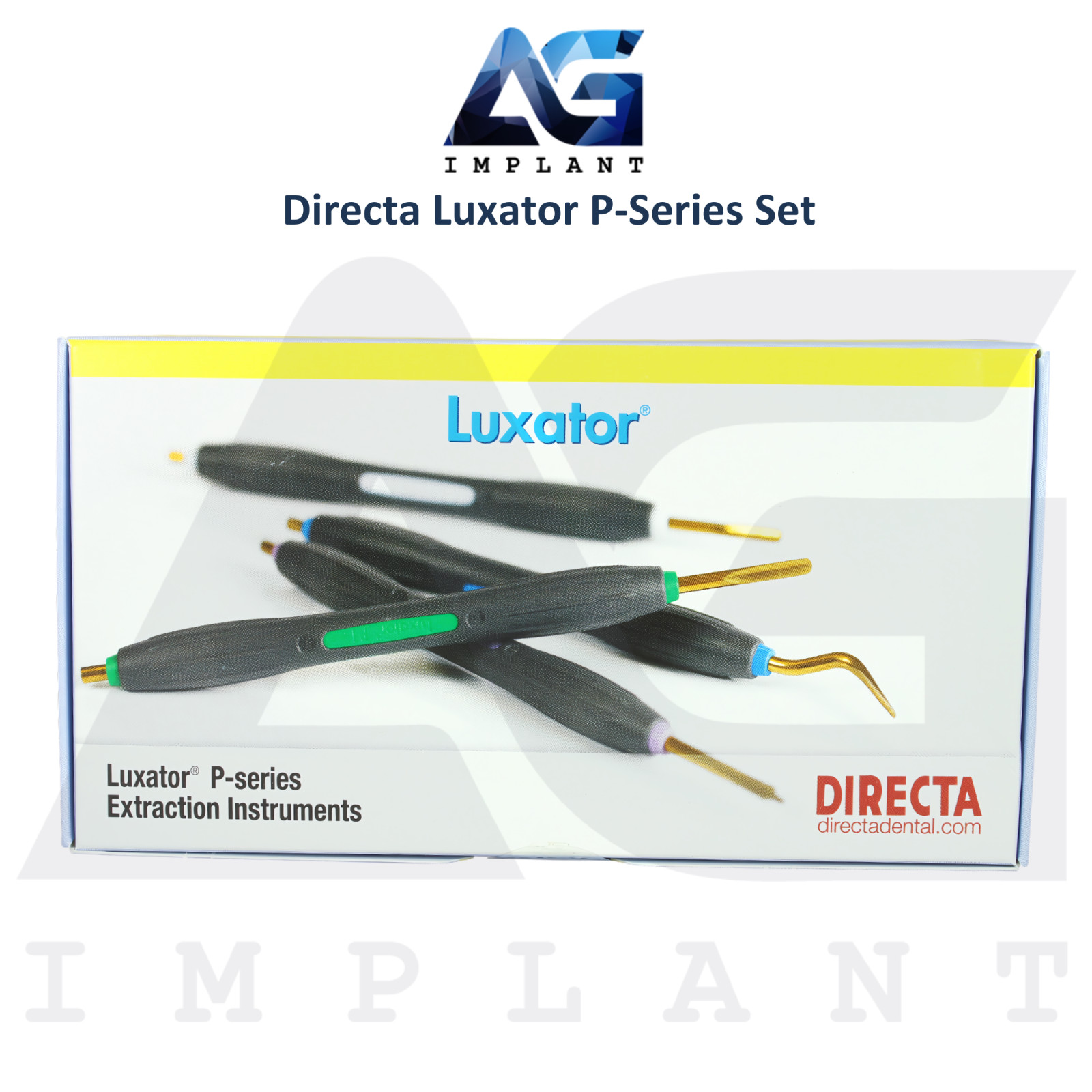 Dental Luxator P-Series Set Stainless Steel Lightweight Penholder Grip Design