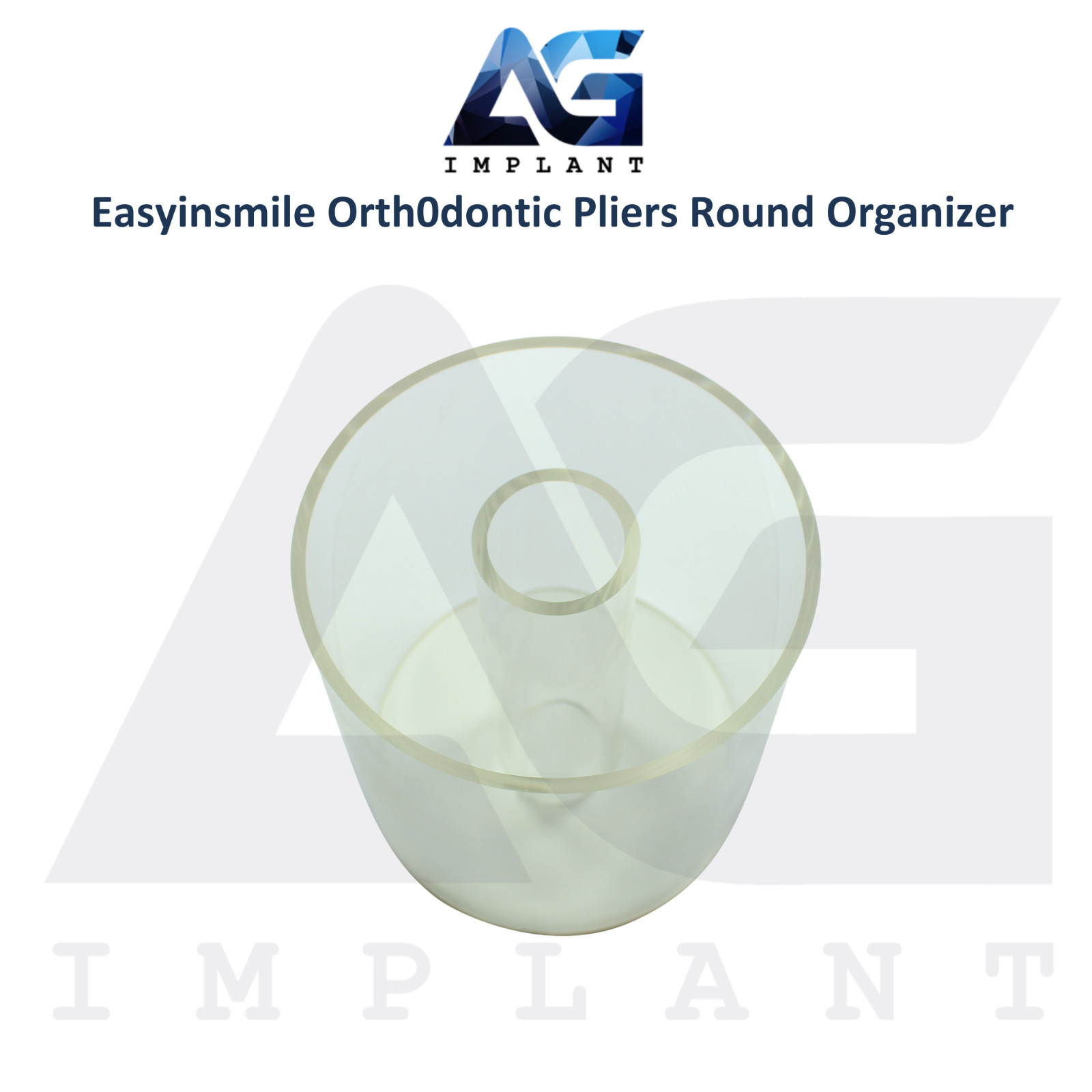 Dental Orthodontic Round Pliers Organizer Clear Acrylic Compact Storage Solution