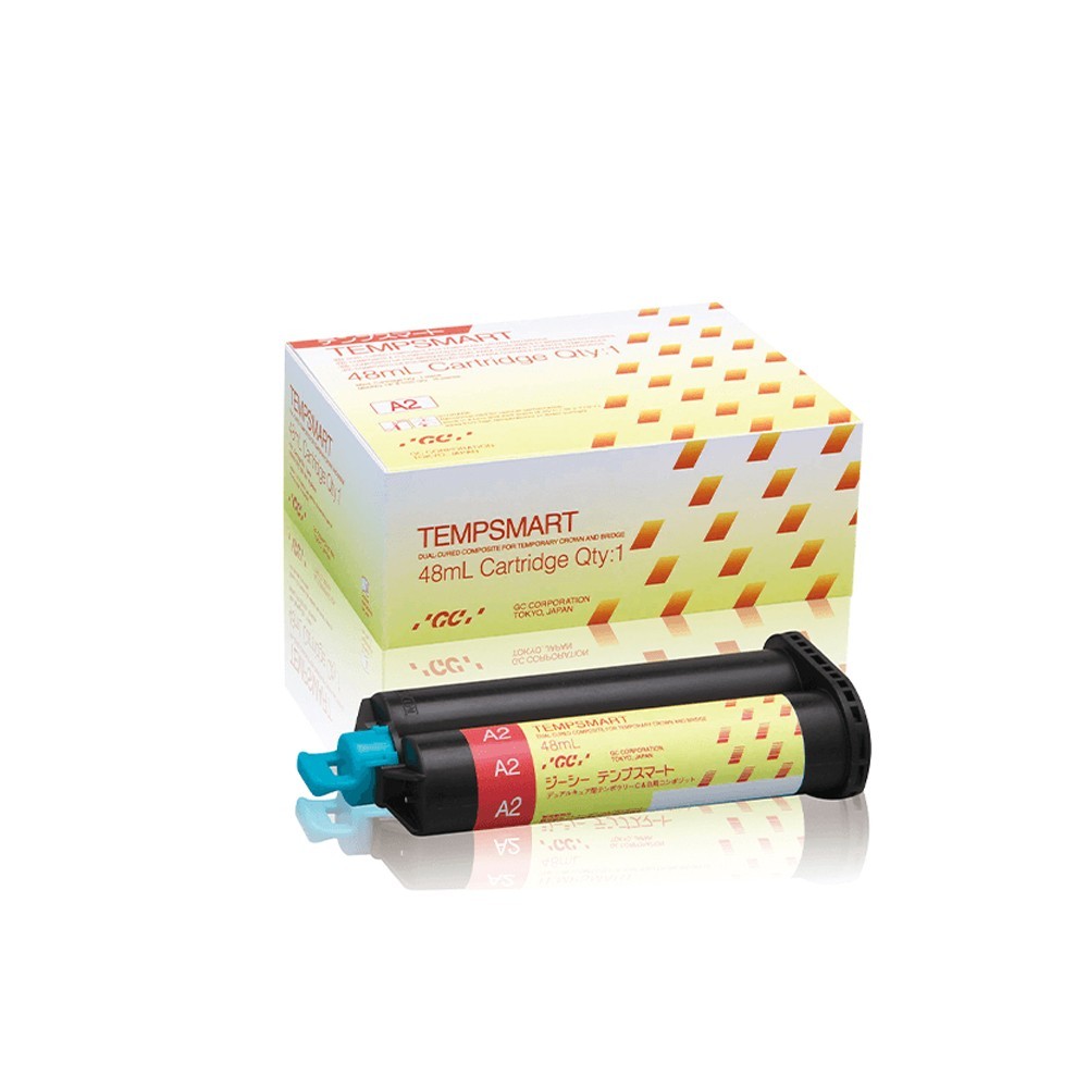 GC TEMPSMART Dual Cure MFR Nano Filler Temporary Crown & Bridge Material 48 ml