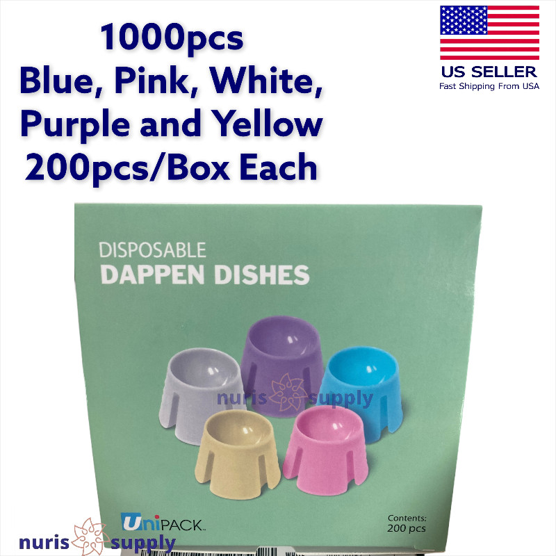 100pcs to 1000pcs Disposable Dental Cosmetic Dappen Dishes Prohpy Arylic Mixing