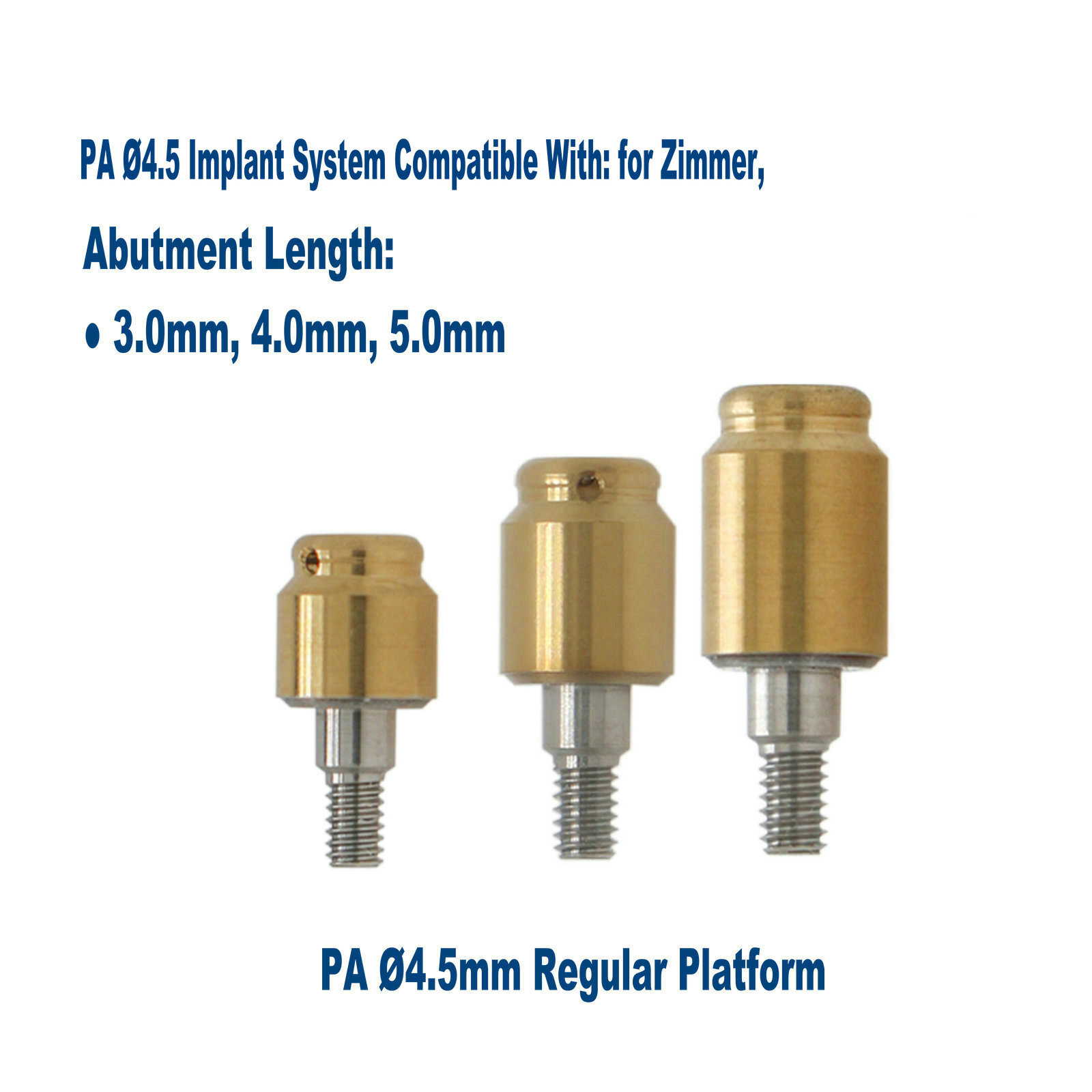 Dental Locator Attachment Abutment for Nobel Active/ITI/Zimmer/Hiossen/Straumann