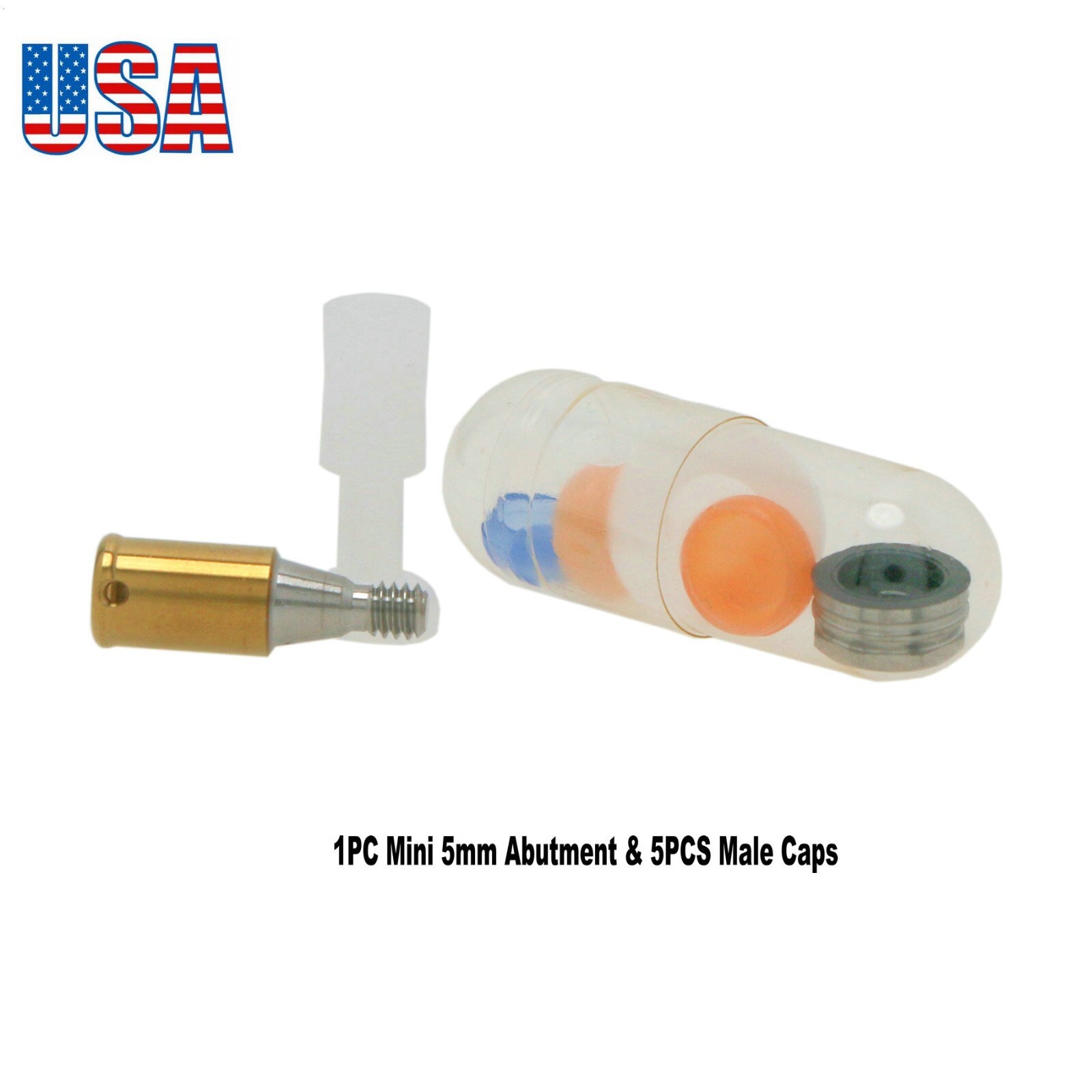 US Fits Osstem HIOSSEN ET Locator Overdenture Abutment Locator Male Cap Tool M/R