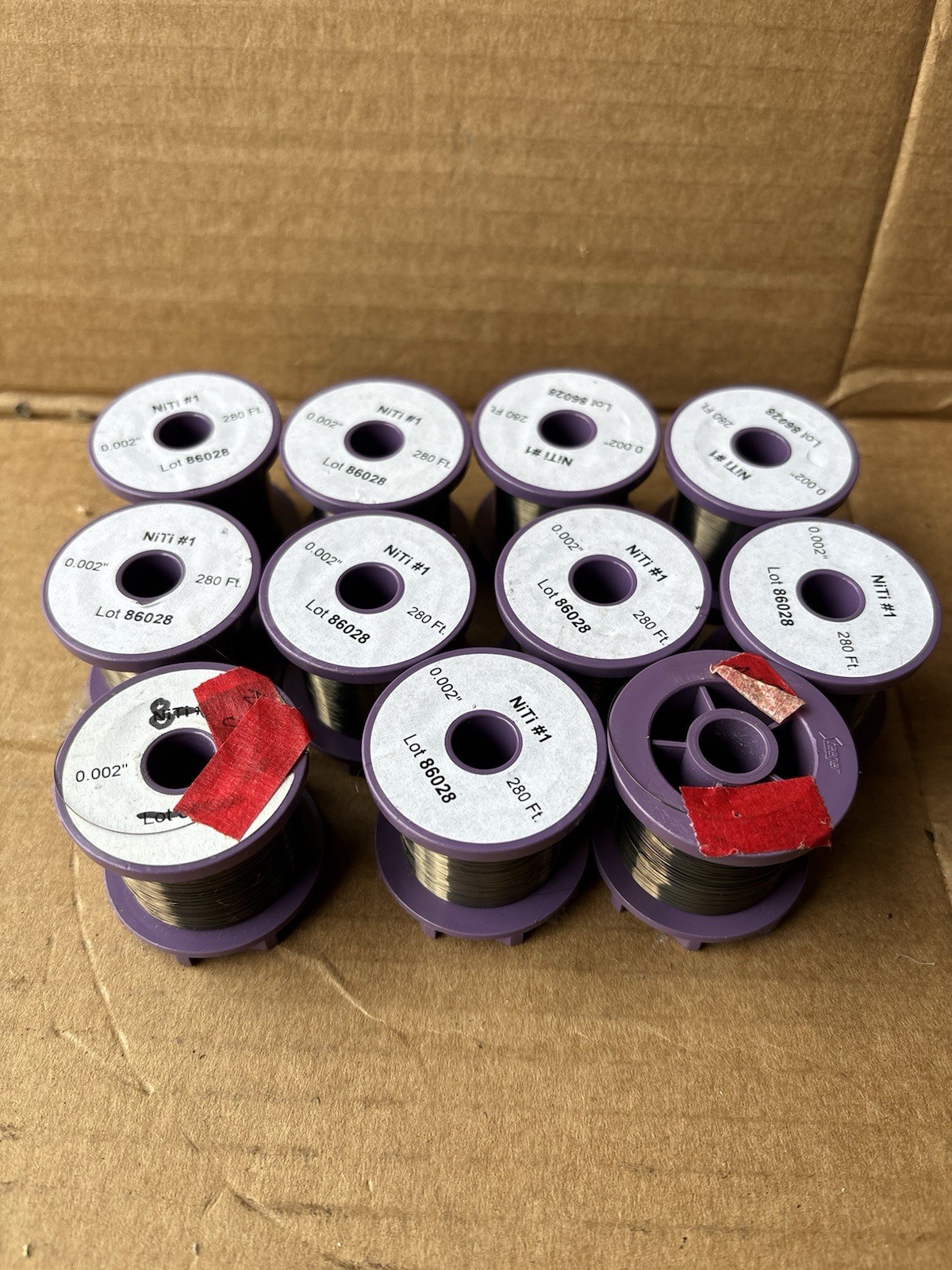 NITI #1 0.002″ 280 Lot 86028 Wire / Used – One Unit #1!!