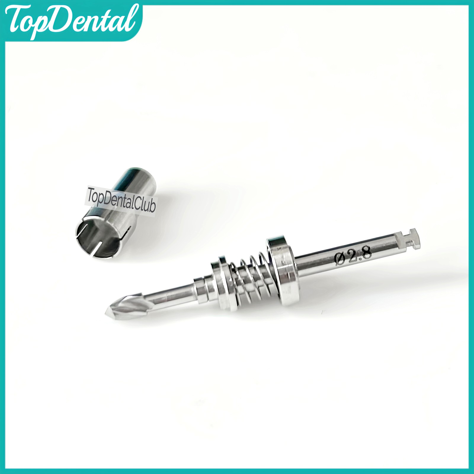 ⌀2.8 Dental GBR Autogeneous Trephine Bur Self Grinding Spring Bone Harvest Drill