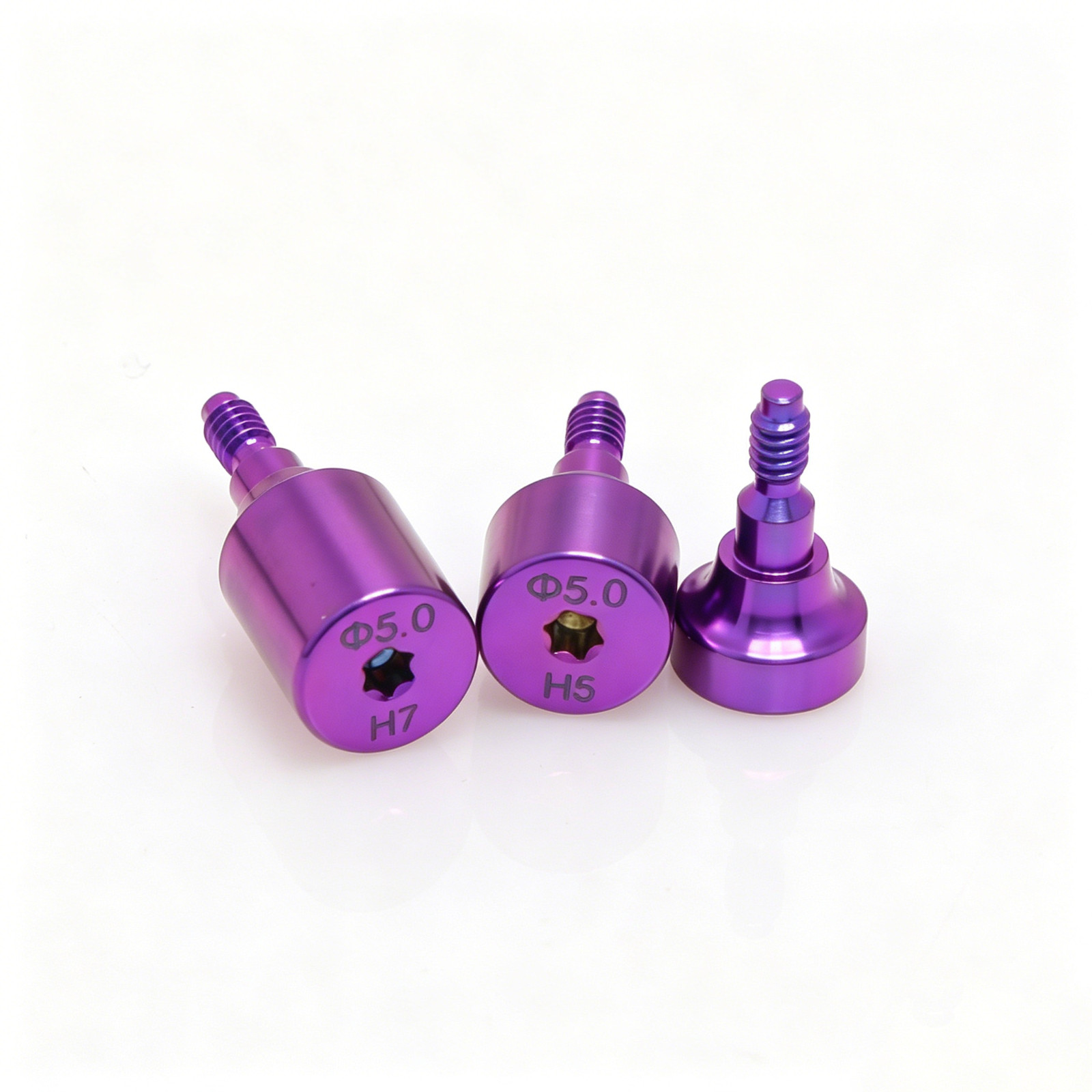 US 5Pcs Dental Healing Abutment Fit NobelActive Biocare NP/RP Conical Connection