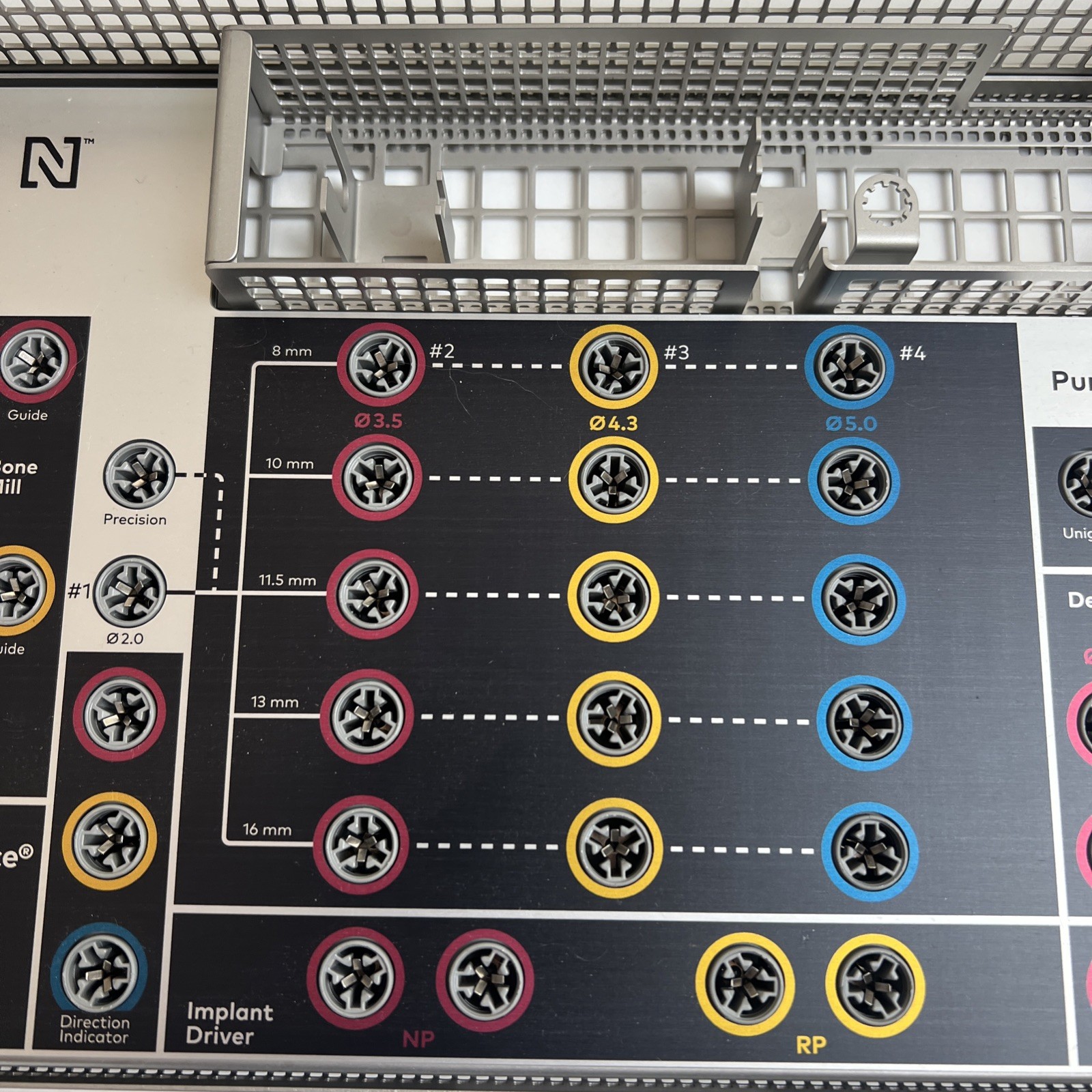 NobelReplace CC Guided PureSet Cassette Basket Tray Case Only