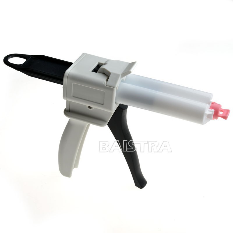 Dental Dispenser Gun 1:1/2:1 10:1/4:1 50ml Impression Mixing Dispensing Gun Kit