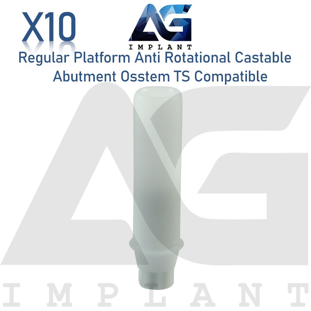 10 Anti Rotational Castable Abtment 2.5mm Fit Regular Platform 0sstem® TS