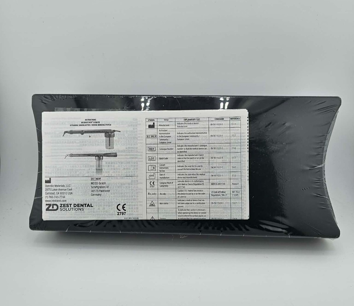 Danville Zest Dental Micro Etcher II Autoclavable Sandblaster 22000-03 SEALED