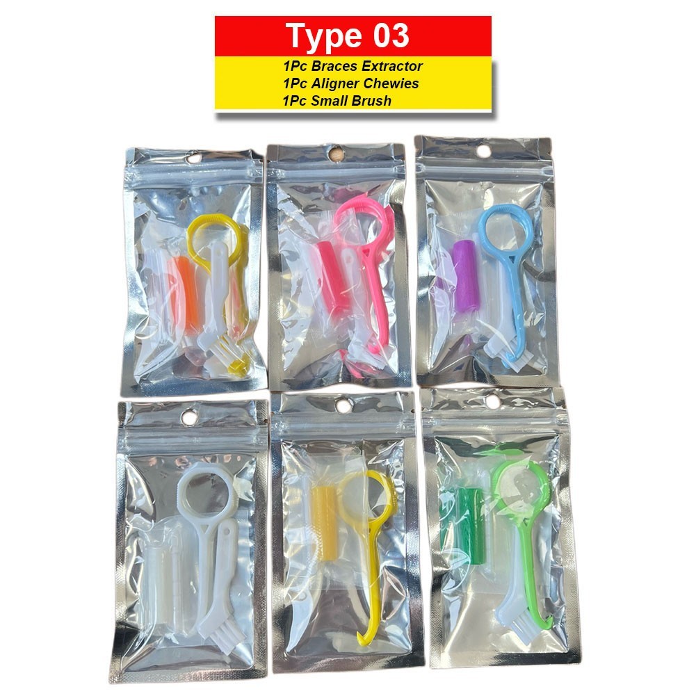 Dental Brace Extractor Ortho Removal Tool Aligner Chewies Clear Retainer Seater