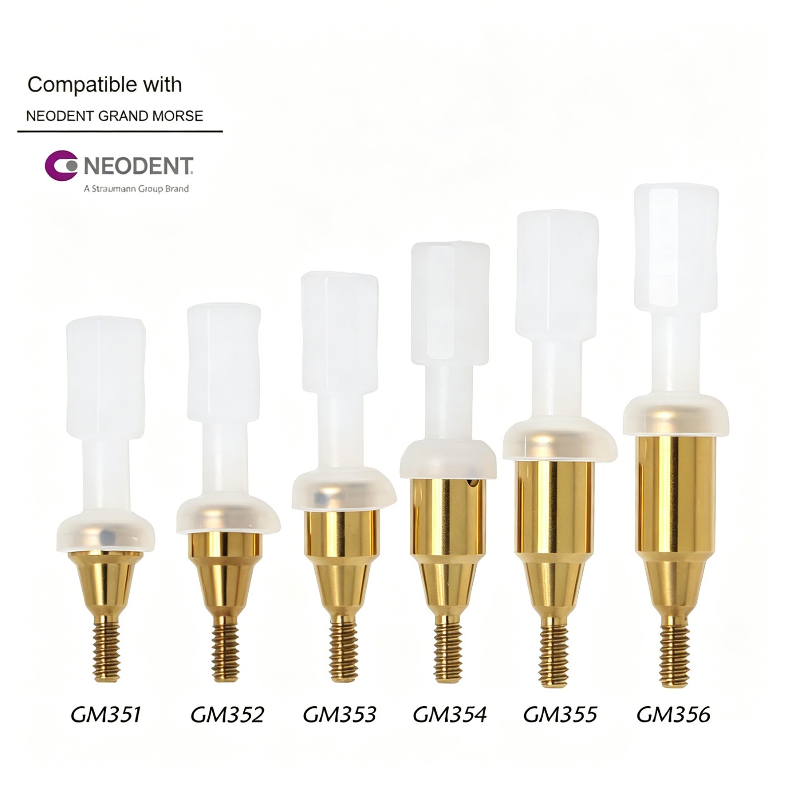 Neodent GM Overdenture Abutment Removable Anchor for NEODENT GRAND MORSE 1-6mm G