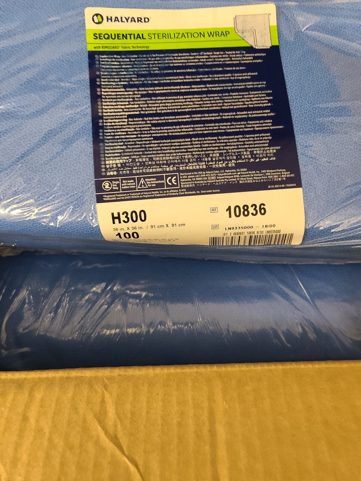 Halyard Sequential Sterilization Wrap – 10836