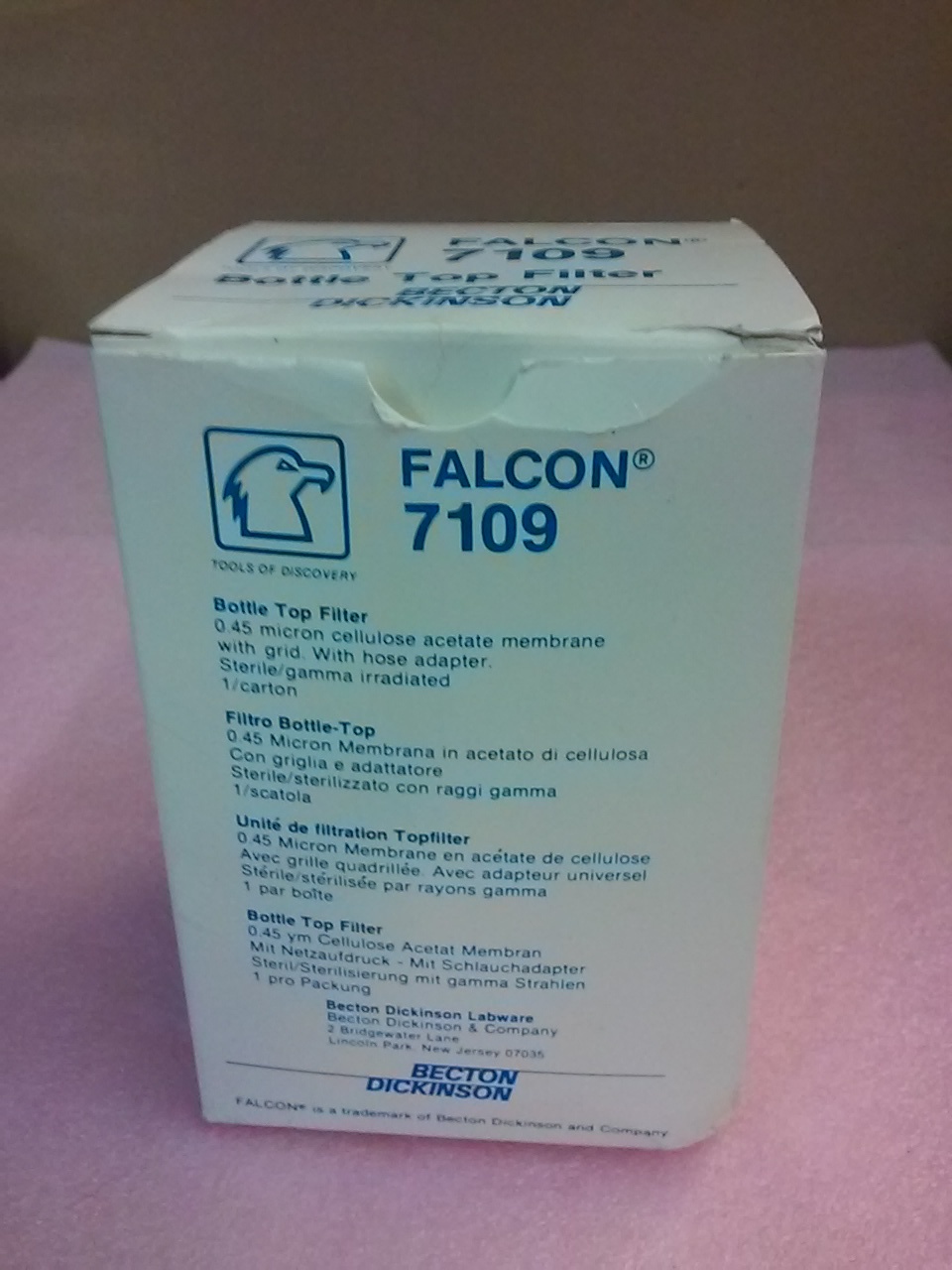 BECTON DICKINSON FALCON 7109 Bottle Top Filter