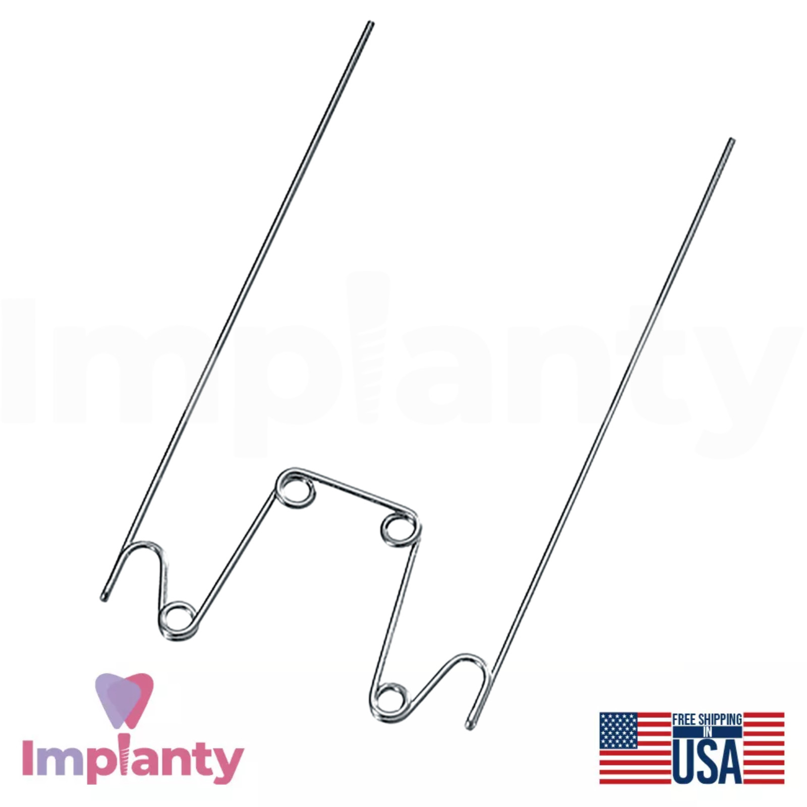 Dental Quad Helix Jaw Expander Cross Bite Stainless Steel 0rthodontic Tool