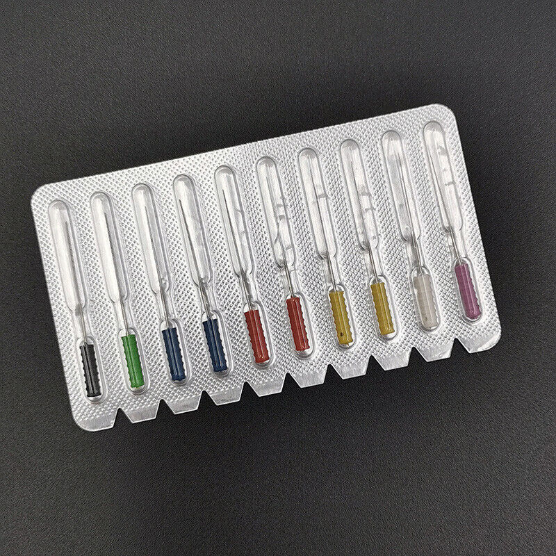 Dental Nerve Broach Barbed Broaches Endodontic Needles Files Root Canal 21/25mm