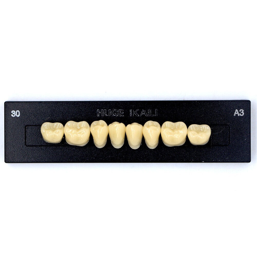 1Pack 112Pcs/Pack HUGE KAILI A3 Dental Synthetic Polymer Resin Teeth T4 L4 30 A3