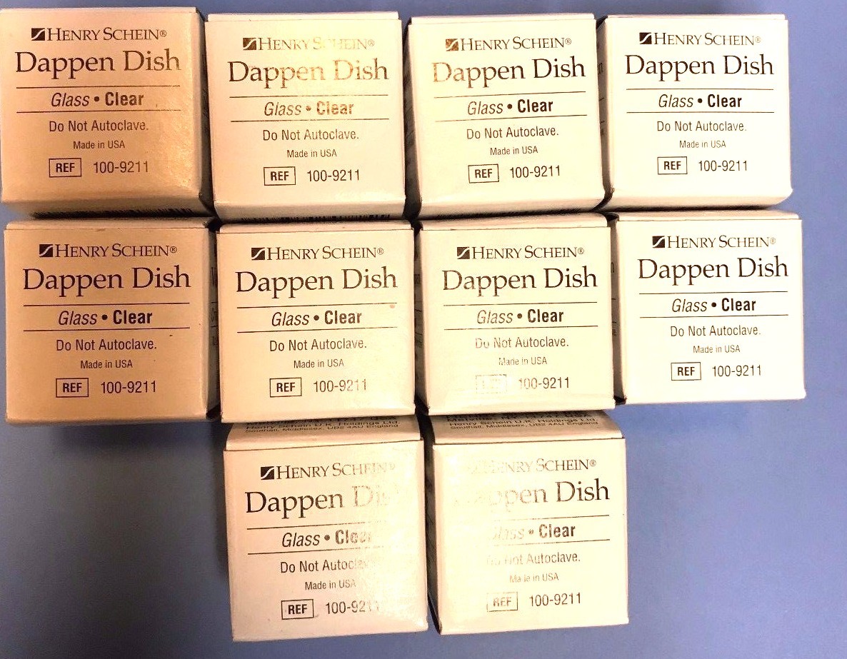 Dental Dappen Dishes – Clear – New in Original Packaging (9)