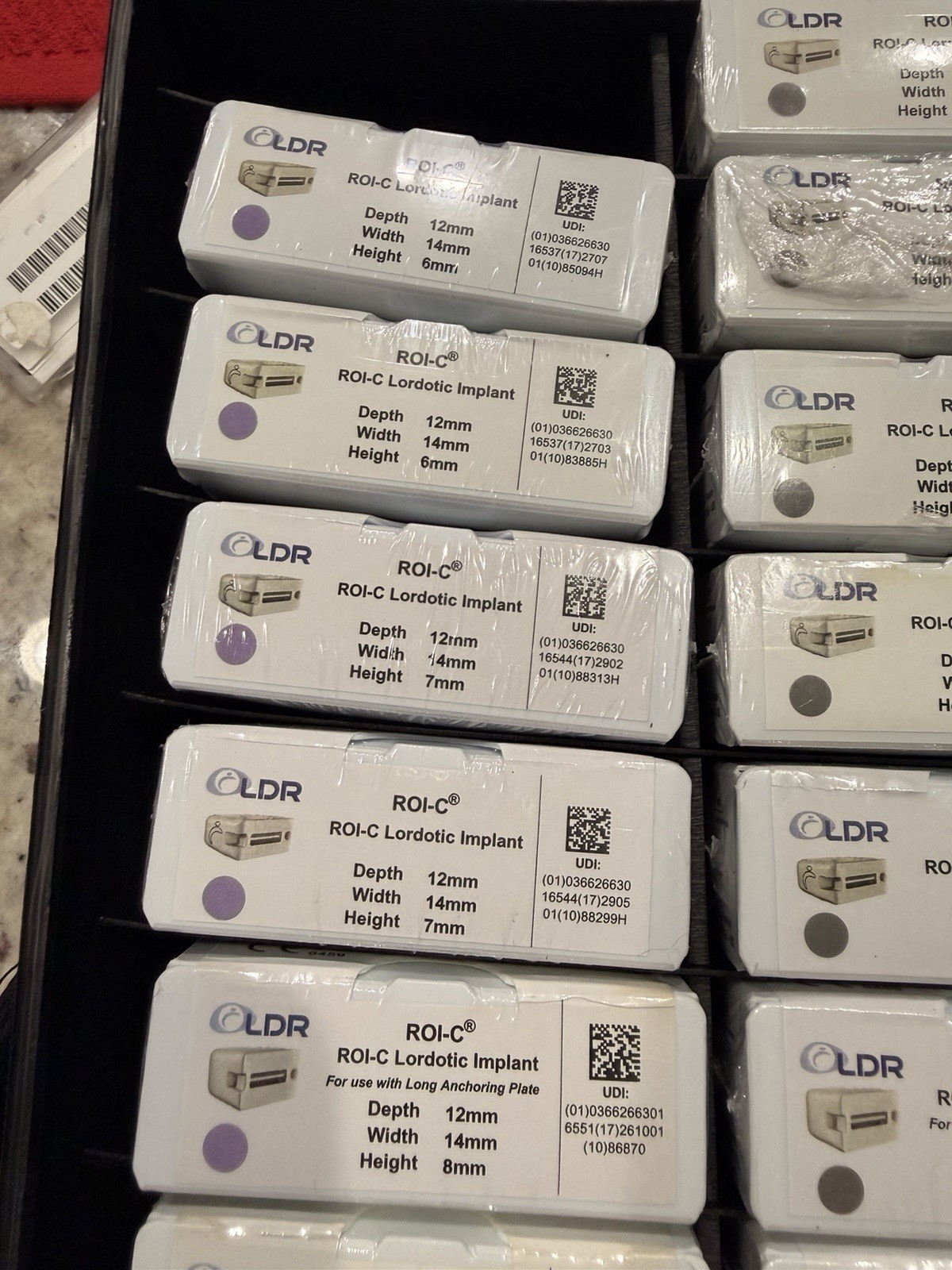 LDR ROI-C Lordotic Orthopedic Implant REF MC1436P