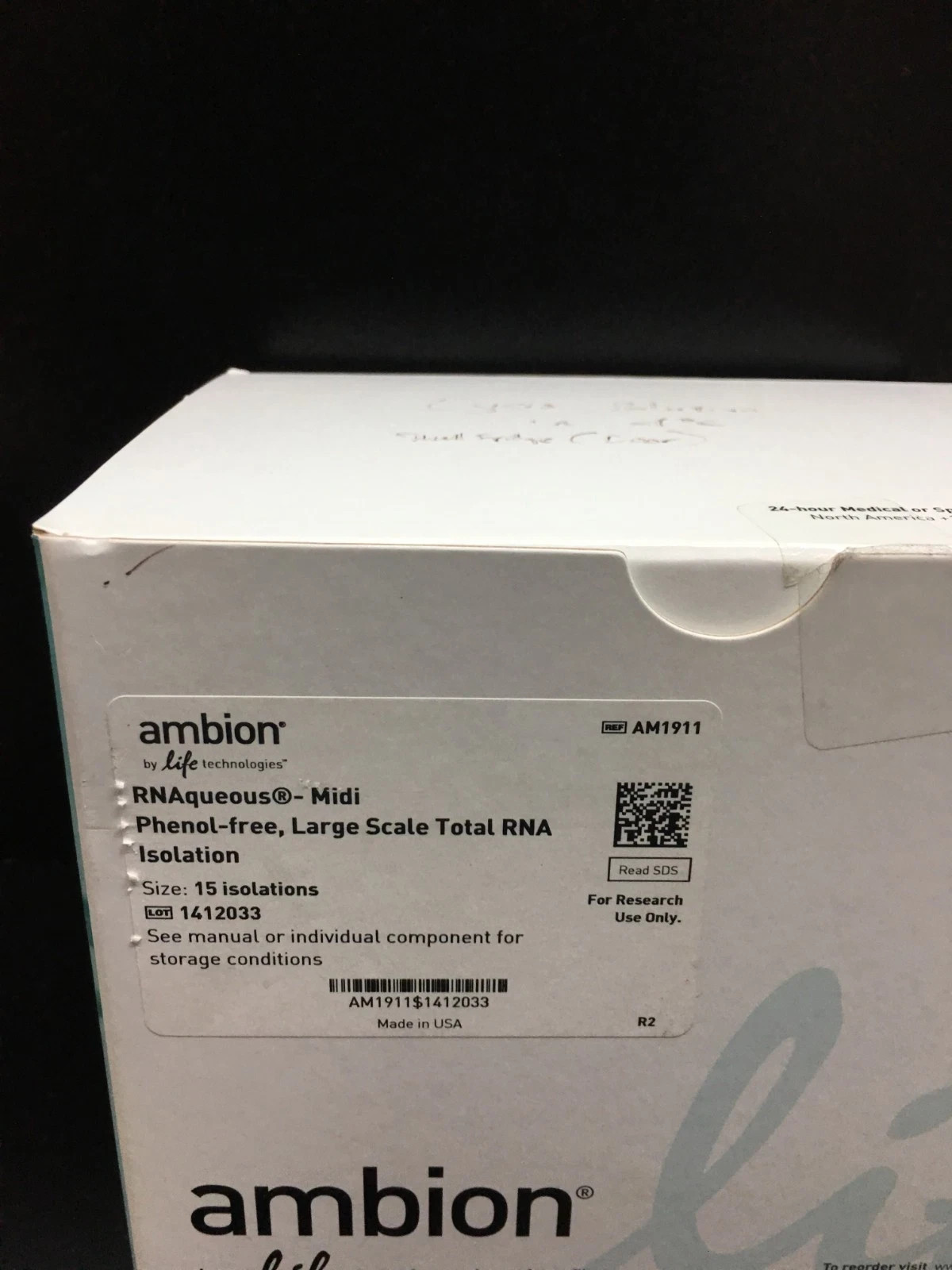 Thermo Scientific Ambion REF AM1911 RNAqueous Midi Total RNA Isolation Kit