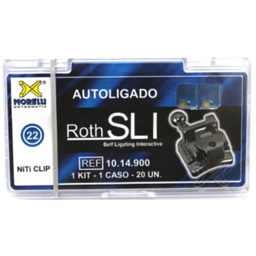 SLI Morelli Self-Ligating Roth Prescription Interactive Metal Brackets Kit 20pcs