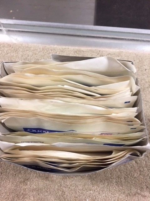 DUKAL T-Drain Sponge Rayon/Poly Blend 4”X4” Sterile Box = 25 pack new open box