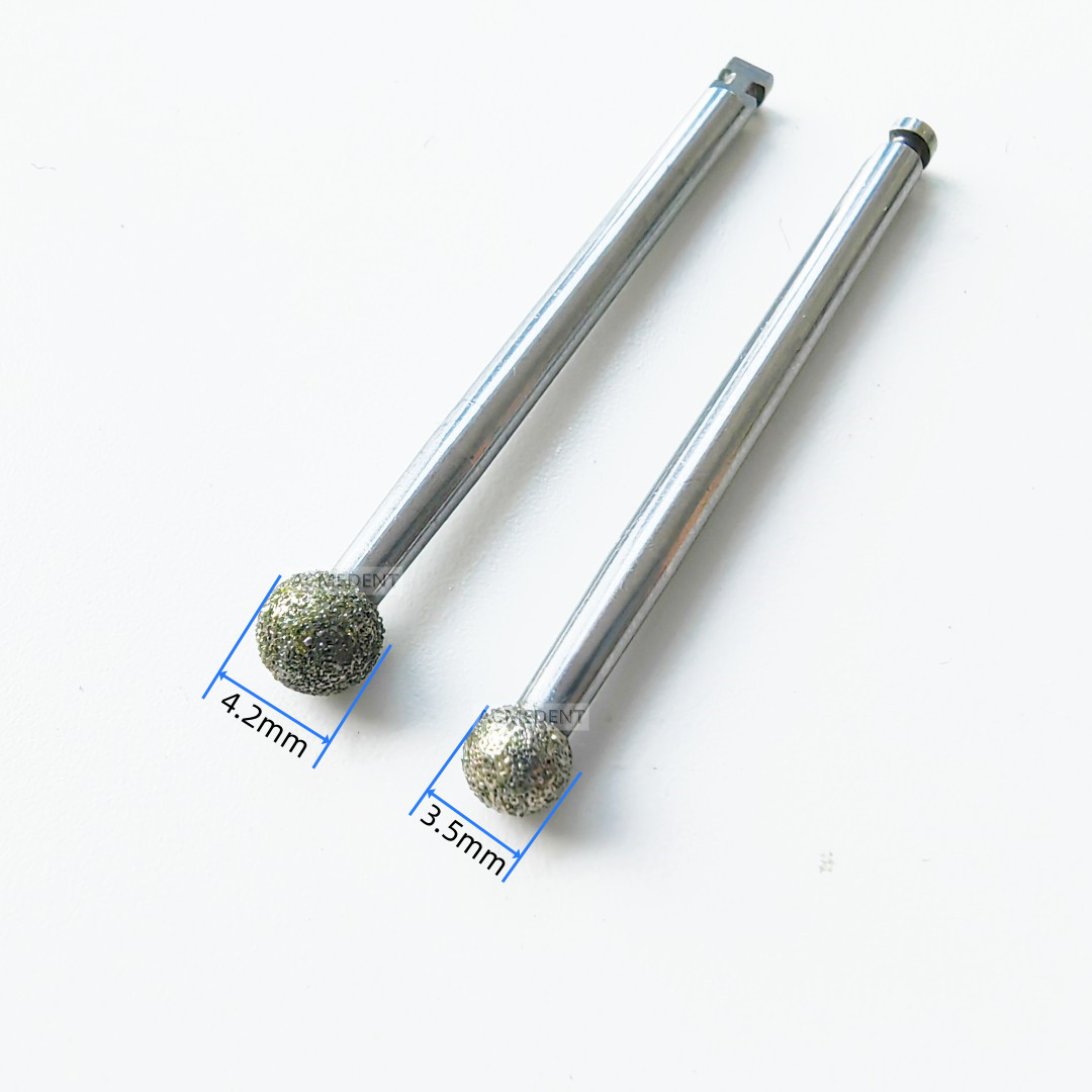 Dental Round Ball Burs Diamond Cavity Drilling Tooth Decay Cleaning Caries Grind