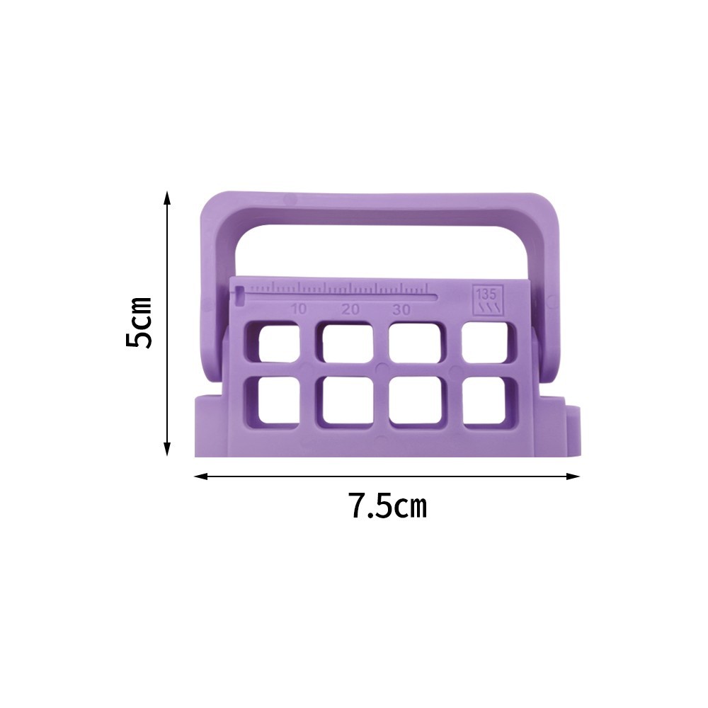 Dental Bur Endo Files Block Holder Stand Disinfection Box 16 Holes Autoclave