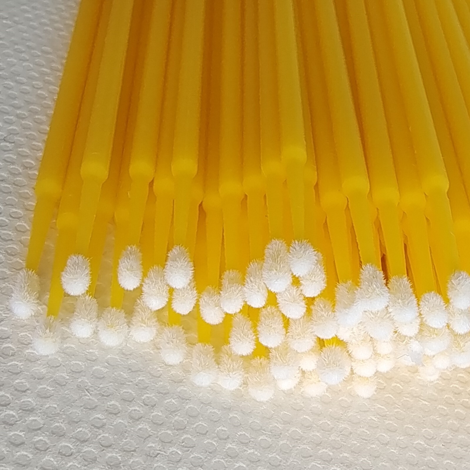 Dental Microbrush Applicators Tips Yellow 400 applicators Micro Brush Cleaning