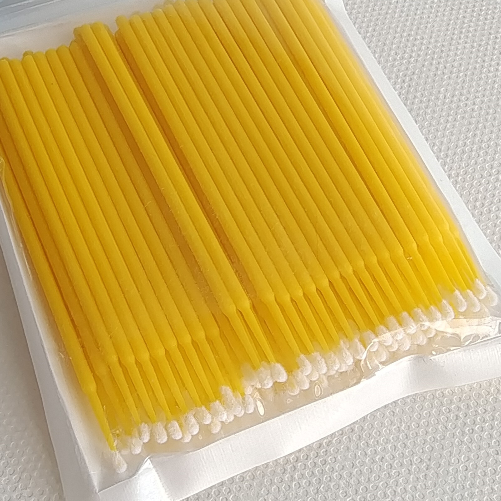 Dental Microbrush Applicators Tips Yellow 400 applicators Micro Brush Cleaning